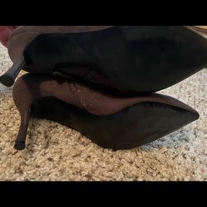 Nine West Brown heeled boots